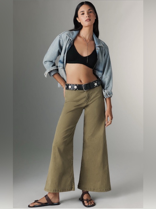 Anthropologie Denim - Pilcro Crop Wide Leg Pant 26